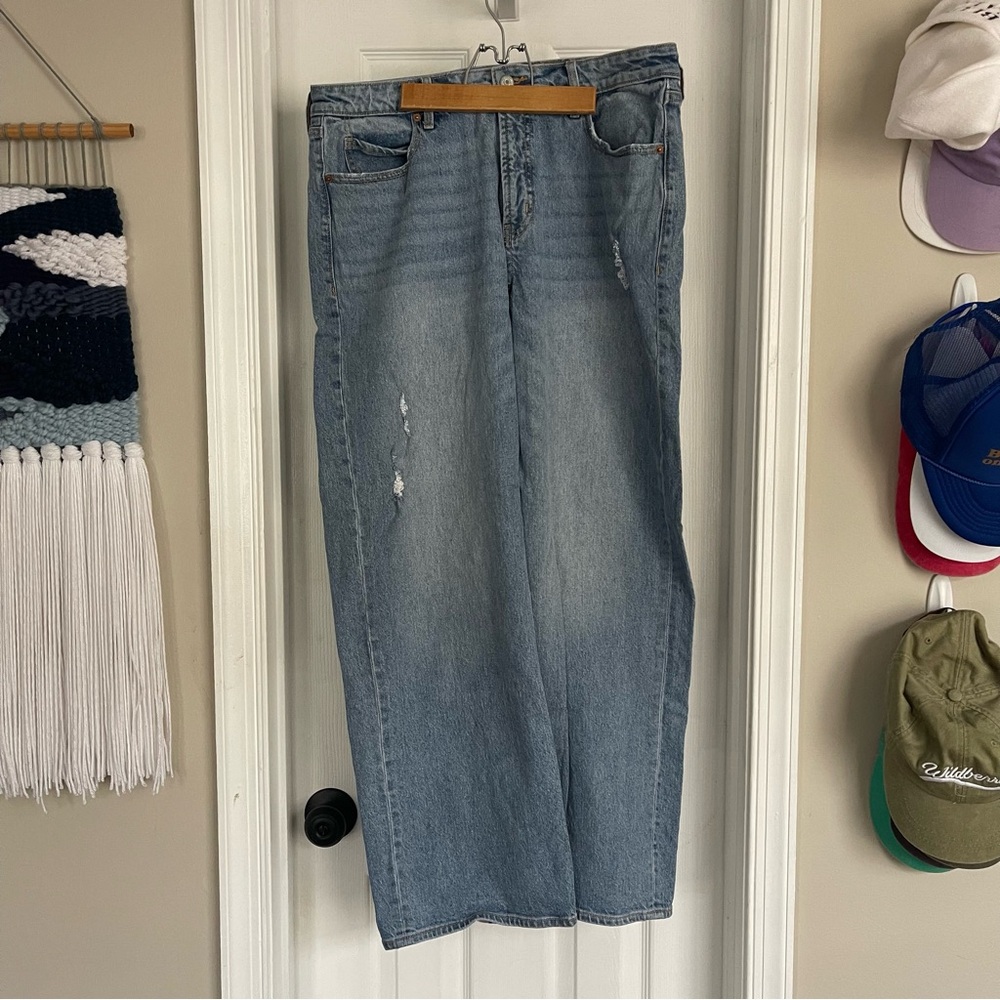 Old Navy Sky High Extra Wide Jeans